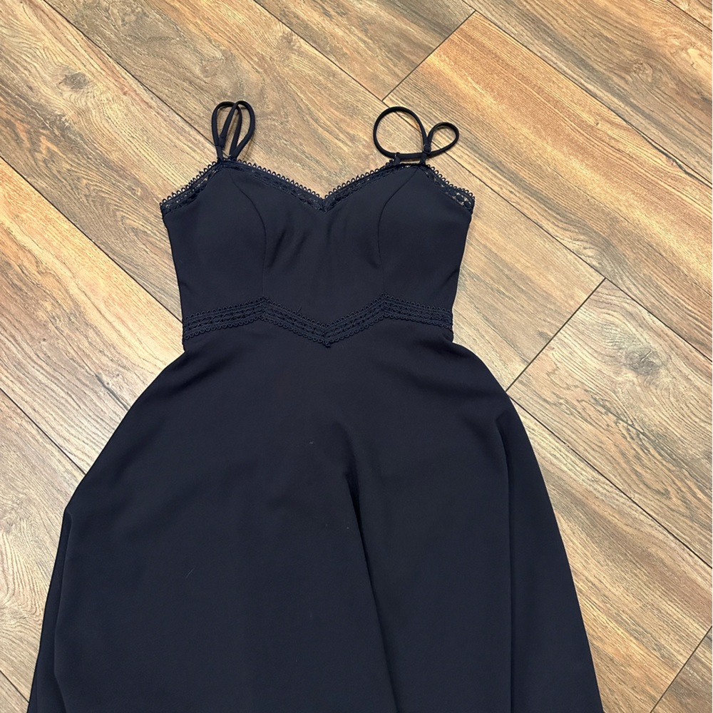 Elegant blue dress